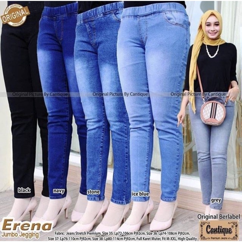 Jual ( 27-42 ) Erena Jegging Jeans / Celana Jeans Panjang Wanita