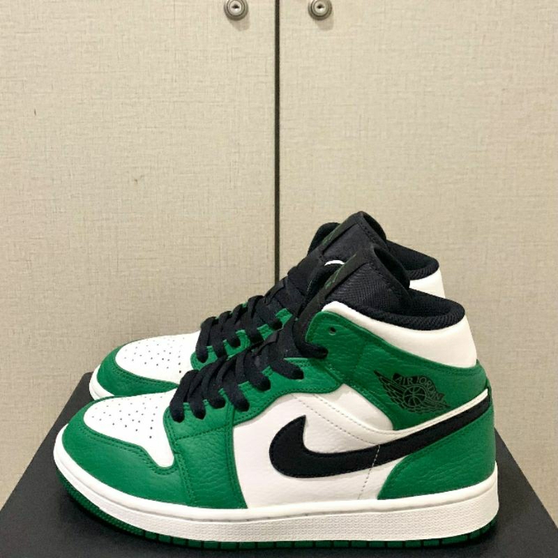 air jordan 1 mid se pine green
