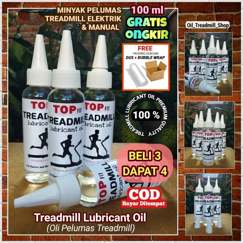 Jual TOP FIT Minyak Pelumas Treadmill Electric dan Manual 100ml