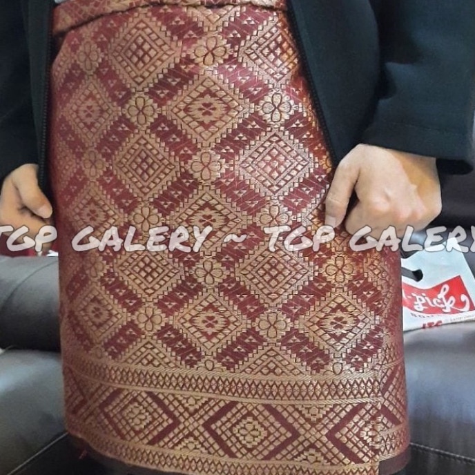 Jual Terjamin Sarung Songket Bapak Sampin Songket Pria Melayu