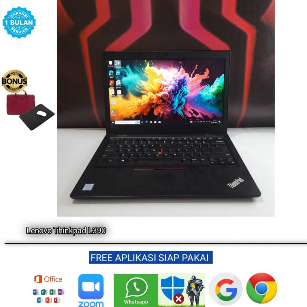 PC Portable Lenovo ThinkPad L390 Reconditionné - I5, 8Go RAM, SSD 256Go, Garantie 12 Mois