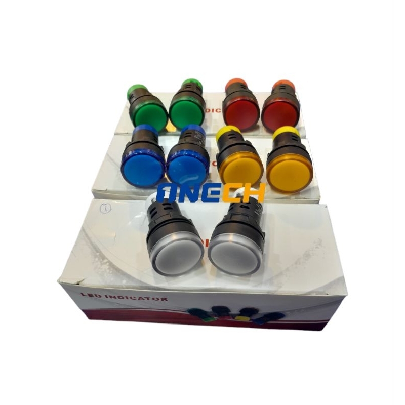 Jual Wan Dao - Lampu Indikator / Signal Lamp Merah Kuning Hijau Biru ...