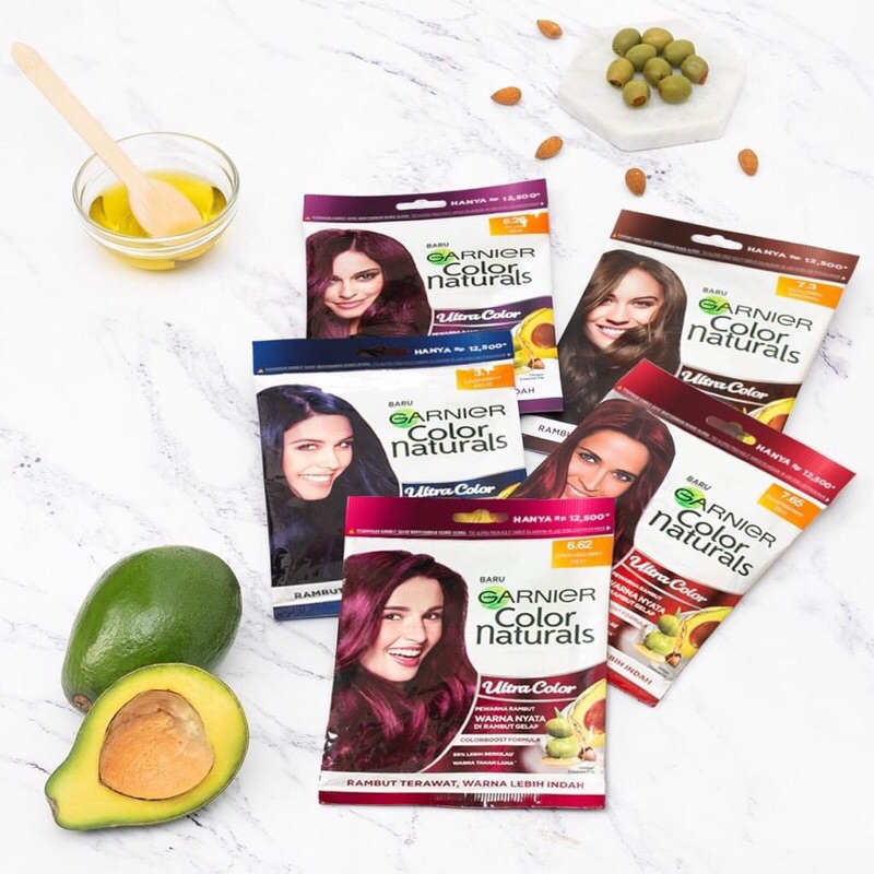 Jual Garnier Color Naturals Sachet || Garnier Pewarna Rambut Natural ...