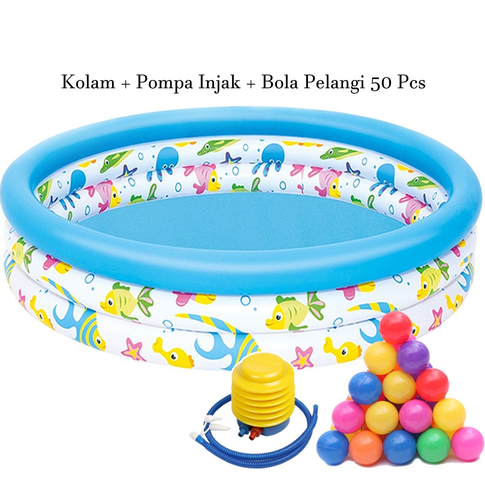 Jual Bestway 51009, 51008 Kolam Renang Anak Murah Dan Bayi Ocean Life ...