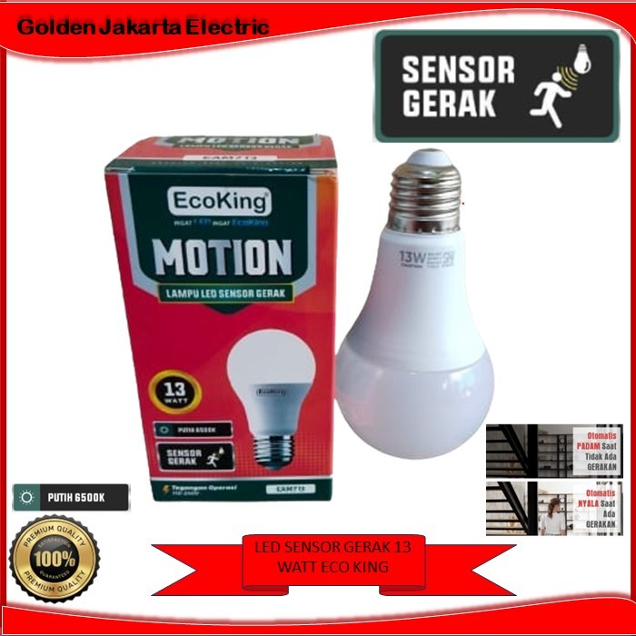 Jual Lampu Sensor Gerak Ecoking W W W Bohlam Motion Sensor Watt