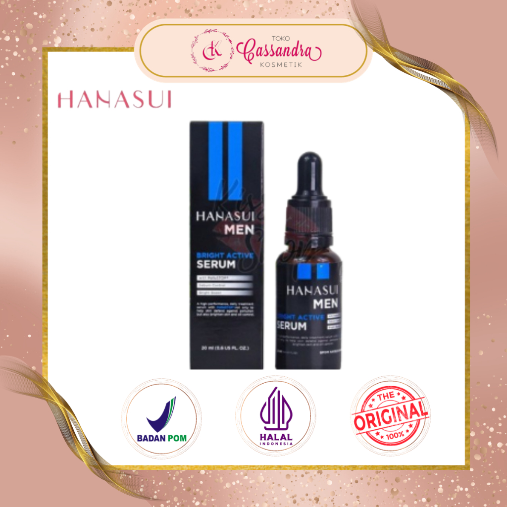 Jual Hanasui Men Bright Active Serum 20 Ml Shopee Indonesia