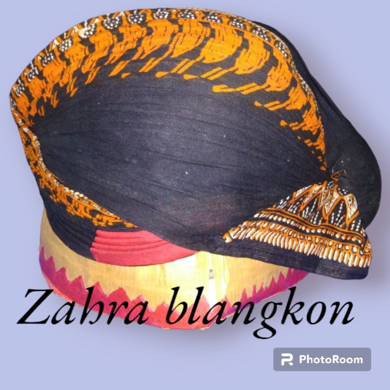 Jual Blangkon lipat halus motif modang kuning jebeh#adat jawa | Shopee ...