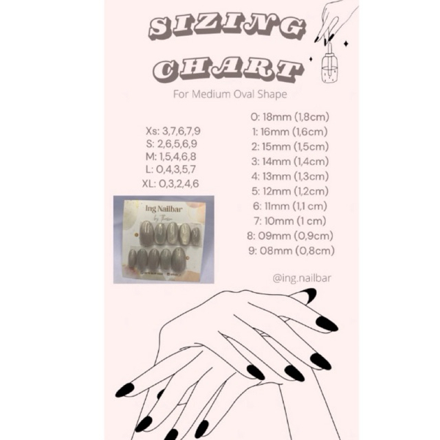 Jual size chart untuk pemesanan custom | Shopee Indonesia