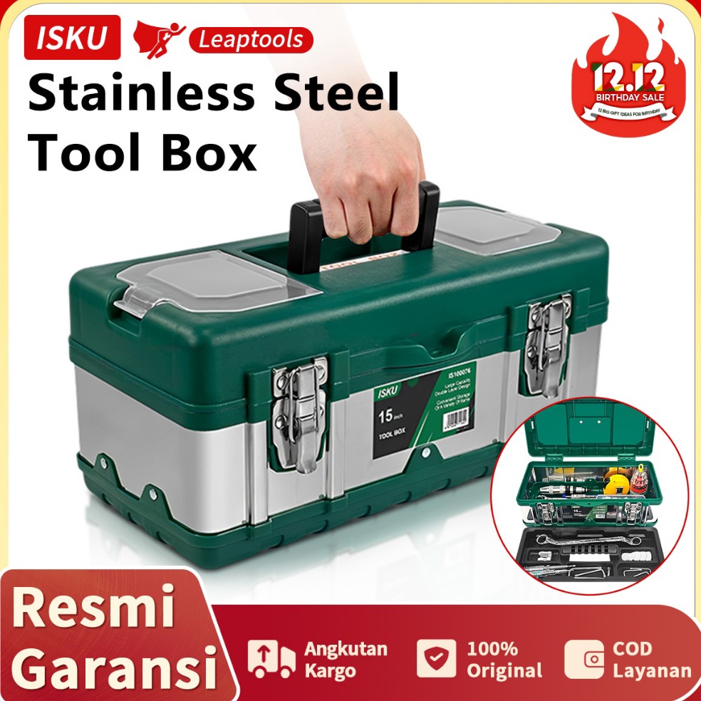 Jual Banyak Dipakai Isku Tool Box Besar Inch Kotak Perkakas