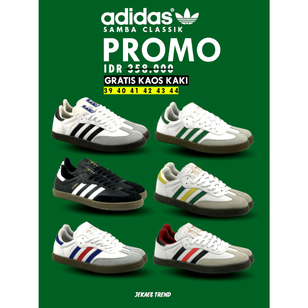 adidas gazelle silver green womens KING OF DRIBBLE Sepatu Sneaker/Casual Adidas Samba OG IG1025 Original