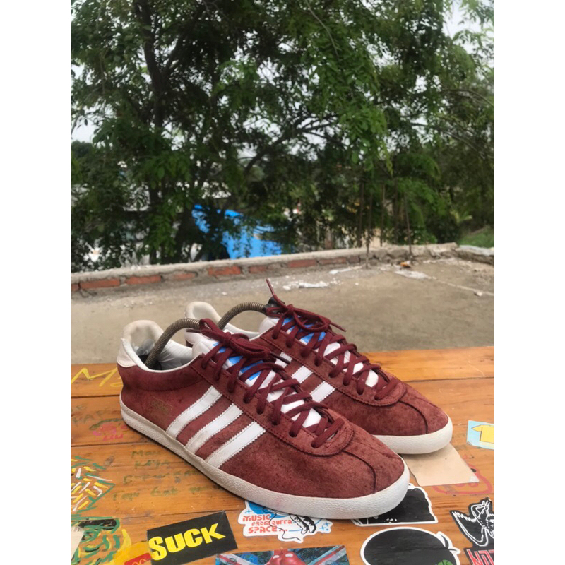 Jual ADIDAS SECOND GAZELLE OG MAROON ADIDAS GAZELLE ORIGINAL SECOND Shopee Indonesia