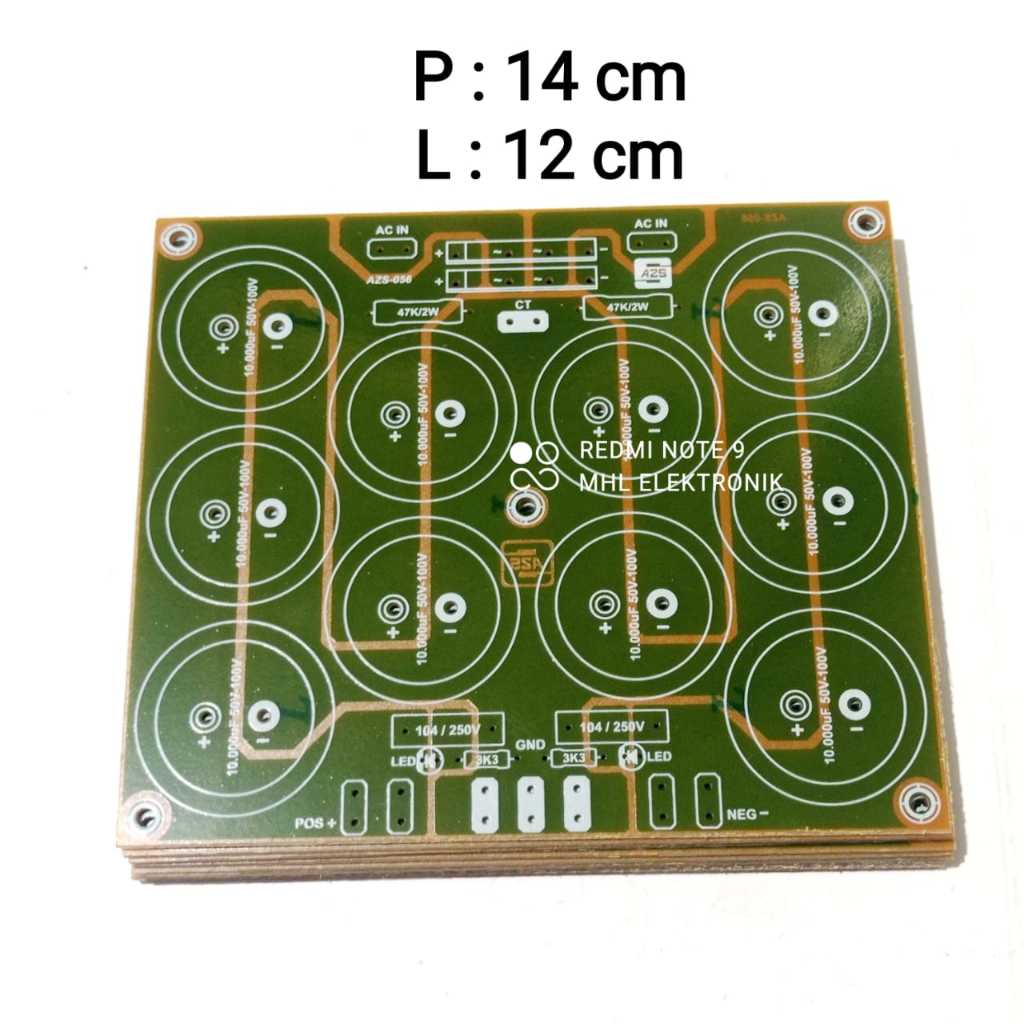 Jual Pcb Psu Elco Class Ab Dan B Power Amplifier Shopee Indonesia