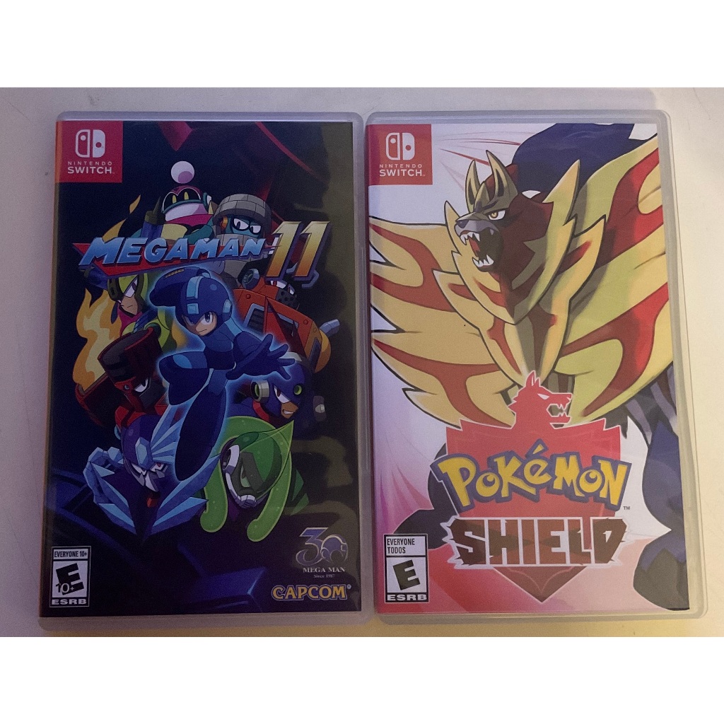 Jual pokemon shield mega man 11 switch game 2nd hand shopee