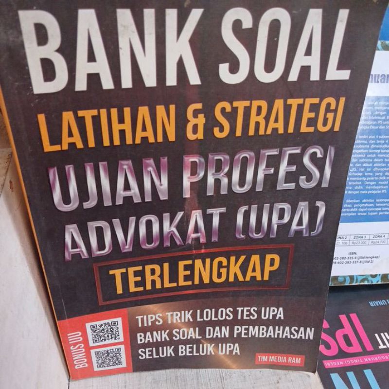 Jual BANK SOAL LATIHAN & STRATEGI UJIAN PROFESI ADVOKAT (UPA ...