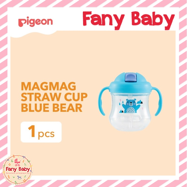 Jual PIGEON BABY MAG MAG STRAW CUP 8M+ 200ML | Shopee Indonesia