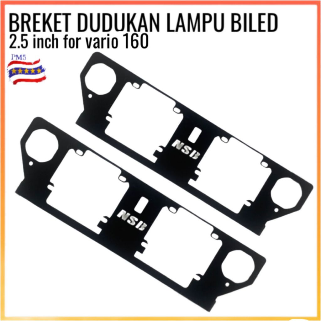 Jual Bracket Dudukan Lampu Biled Breket Lampu Biled Nsb Inch Plus Led Kecil Pnp Vario