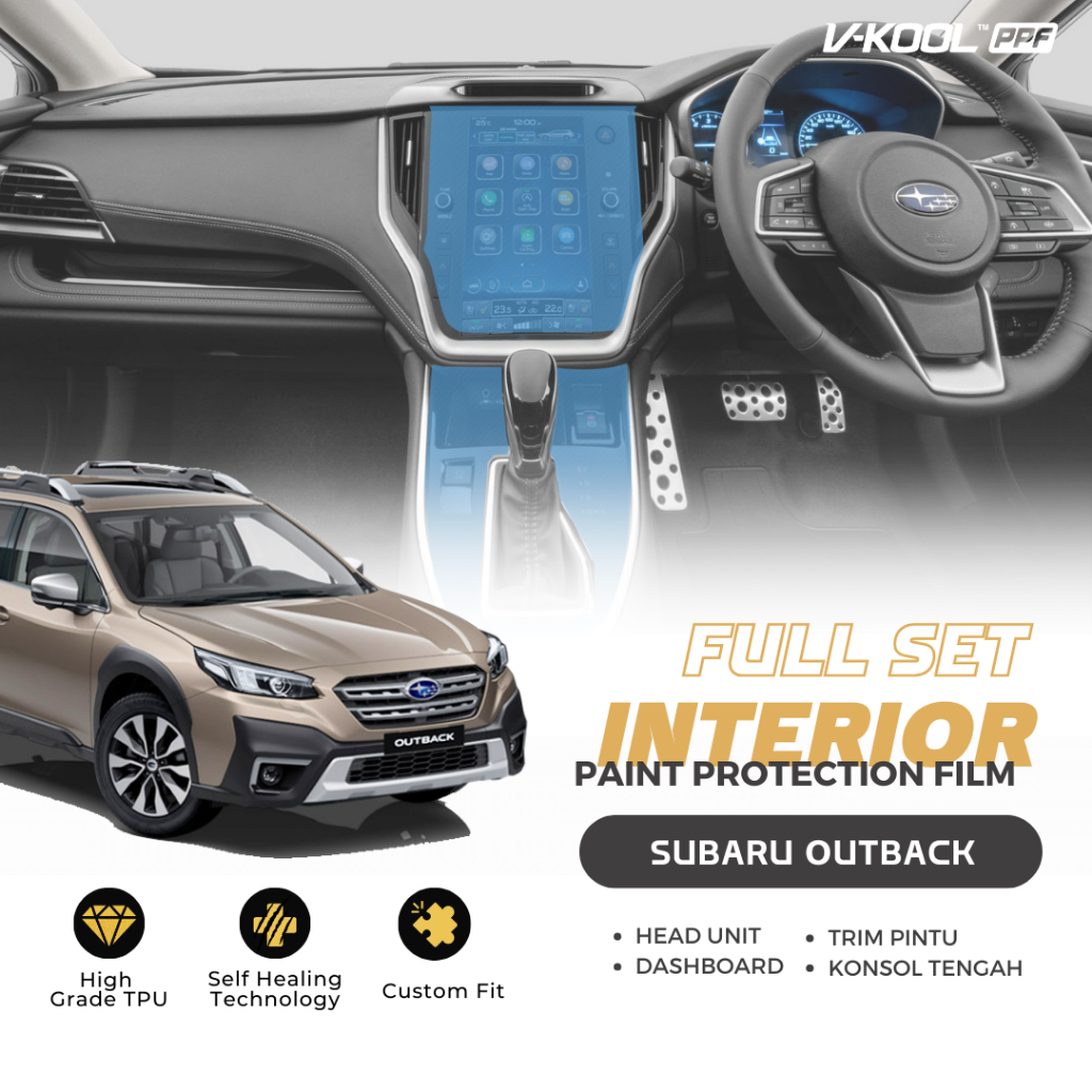 Jual VKOOL PPF Interior Protector Subaru Outback - Full Set | Shopee ...