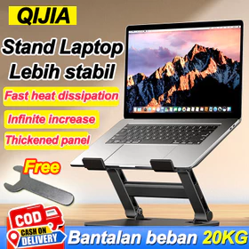 QIJIA Stand Laptop Stand Penyangga Laptop Stand Holder Lipat Adjustable Anti Slip Untuk Laptop