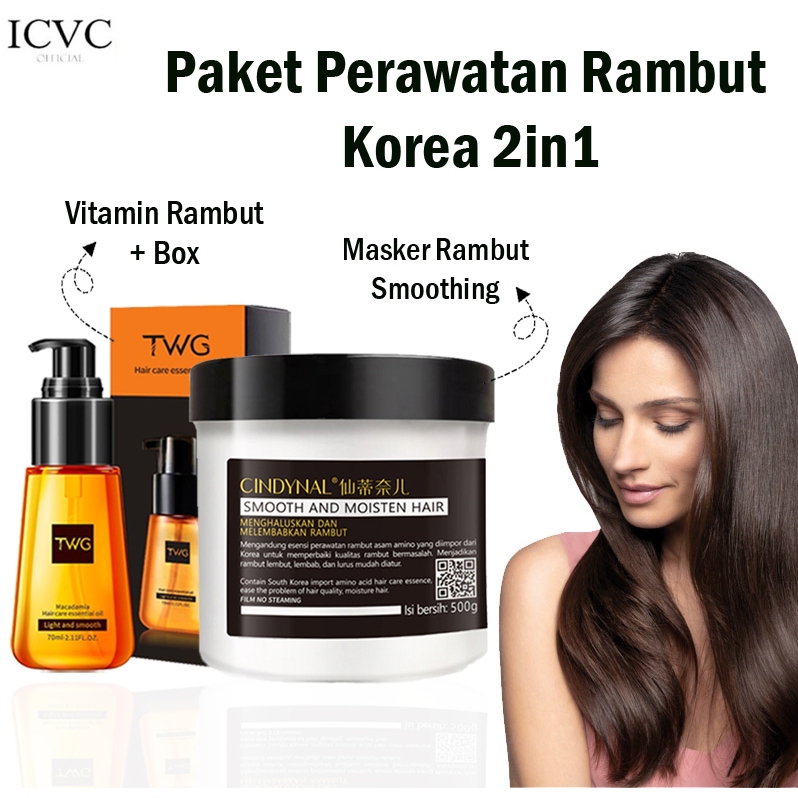 Jual [2IN1] Paket Perawatan Rambut Kering Dan Mengembang / Anti Rontok ...