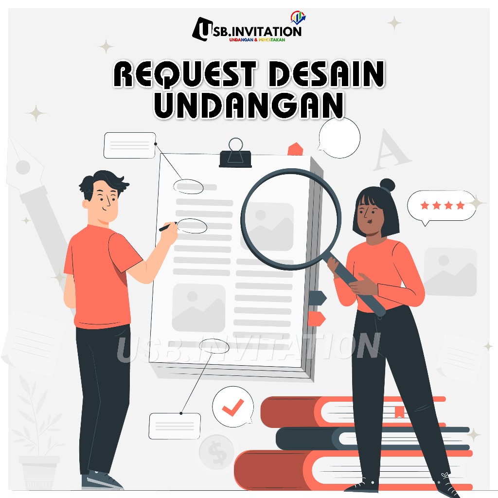 Jual Request Desaun Undangan, Desain Undangan Costume, USB Invitation