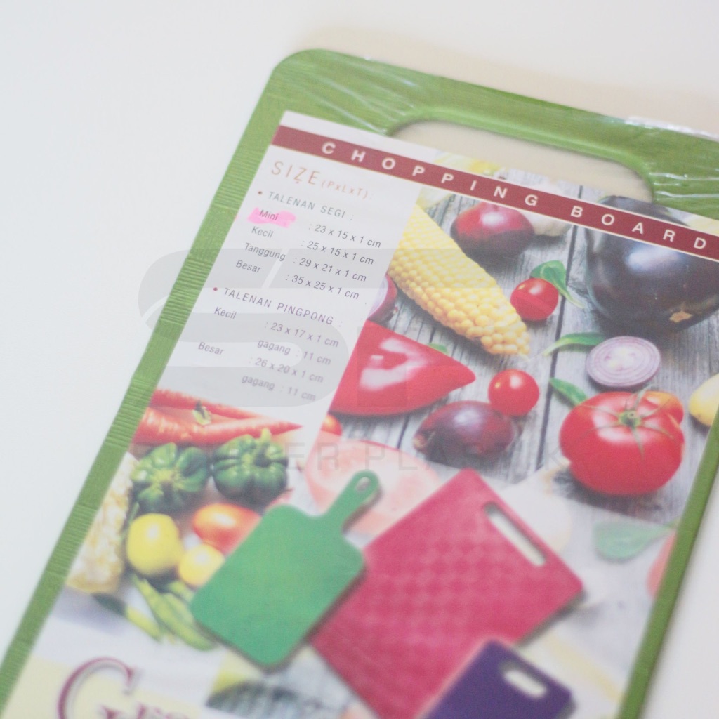 Jual Talenan Mini Grandia Segi Plastik Tebal Cutting Board Alas Potong ...