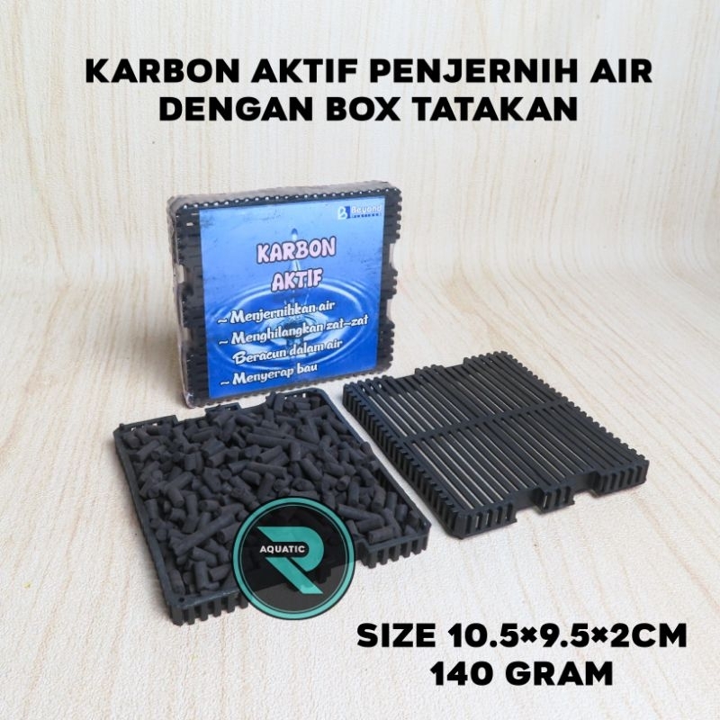 Jual Karbon Aktif Filter Penjernih Air Dengan Box Tatakan Shopee