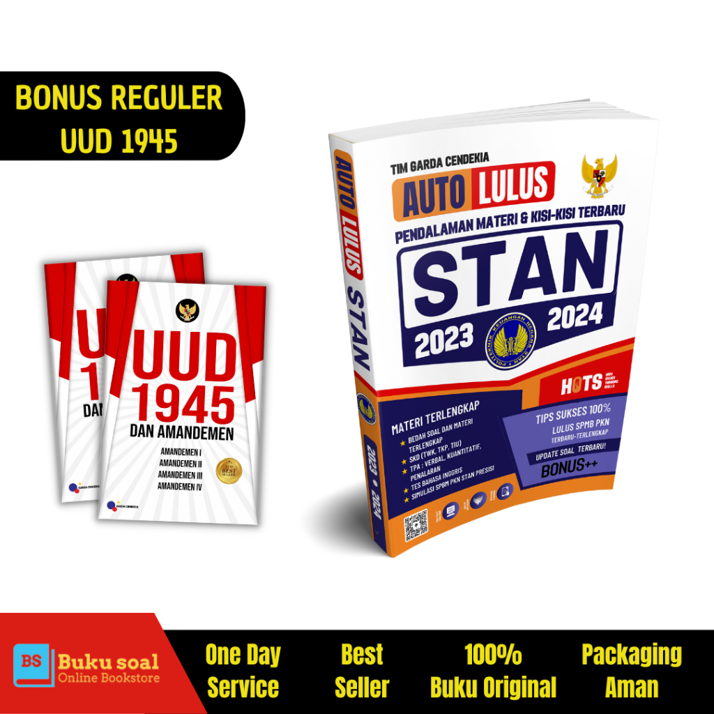 Jual BUKU TES STAN 2023-2024 / AUTO LULUS STAN / PENDALAMAN MATERI ...