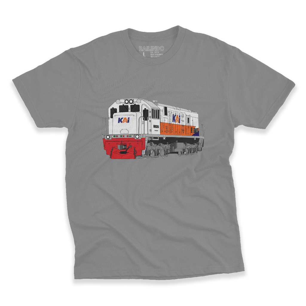 Jual Railindo Baju Kaos Dewasa Kereta Api Lokomotif Cc201 3d Shopee