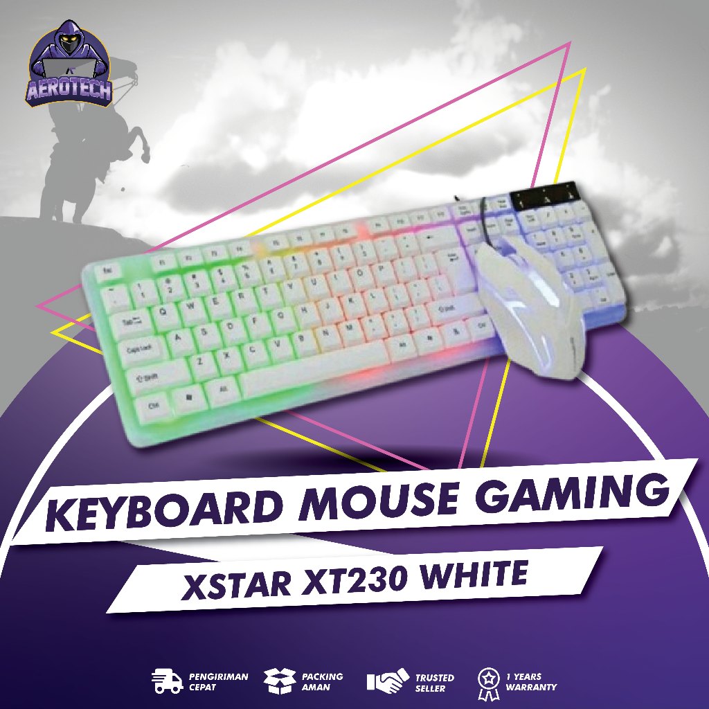 Jual Keyboard Dan Mouse Black Panther/ Keyboard Mouse RGB Banyak Varian
