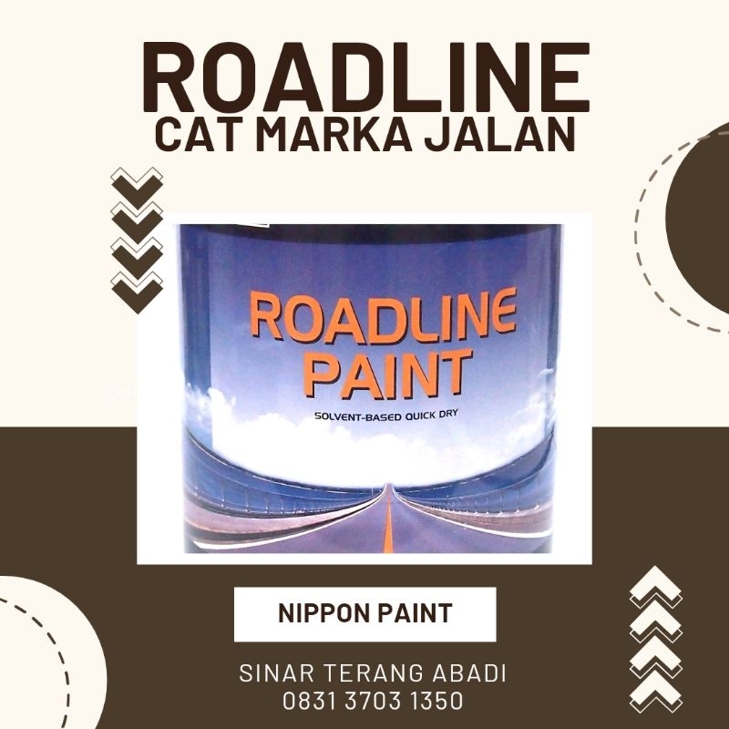 Jual CAT MARKA JALAN ROADLINE NIPPON PAINT Shopee Indonesia