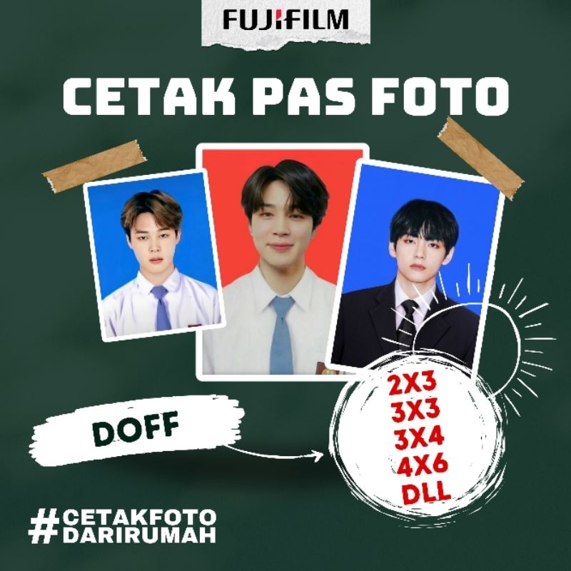 Jual CETAK PAS FOTO 3X4 4X6 DOFF BISA CAP 3 JARI | Shopee Indonesia