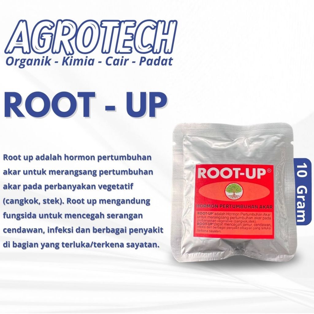 Jual Root Up Gram Hormon Pertumbuhan Akar Tanaman Stek Dan Cangkok