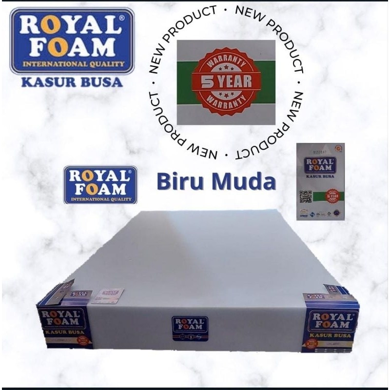 Jual kasur busa royal foam RF light blue jauh lebih baik dari busa ...