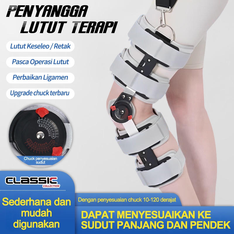 Jual Penyangga Lutut Terapi Deker Pelindung Lutut Kiri / Kanan Untuk