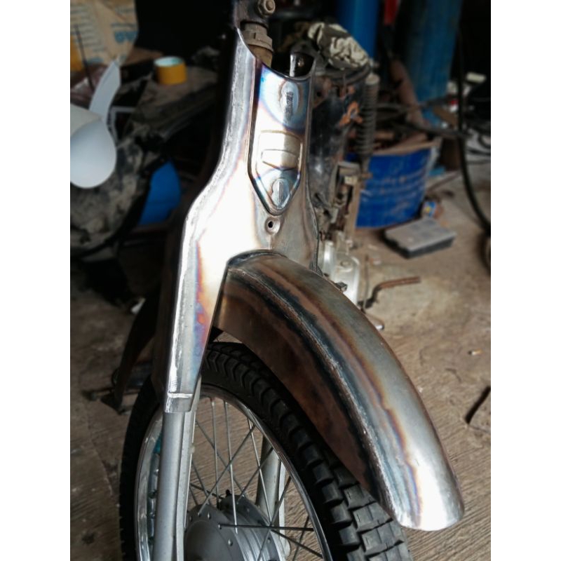 Jual SPAKBOR honda super cub 125 dpn/blk cover dasi | Shopee Indonesia
