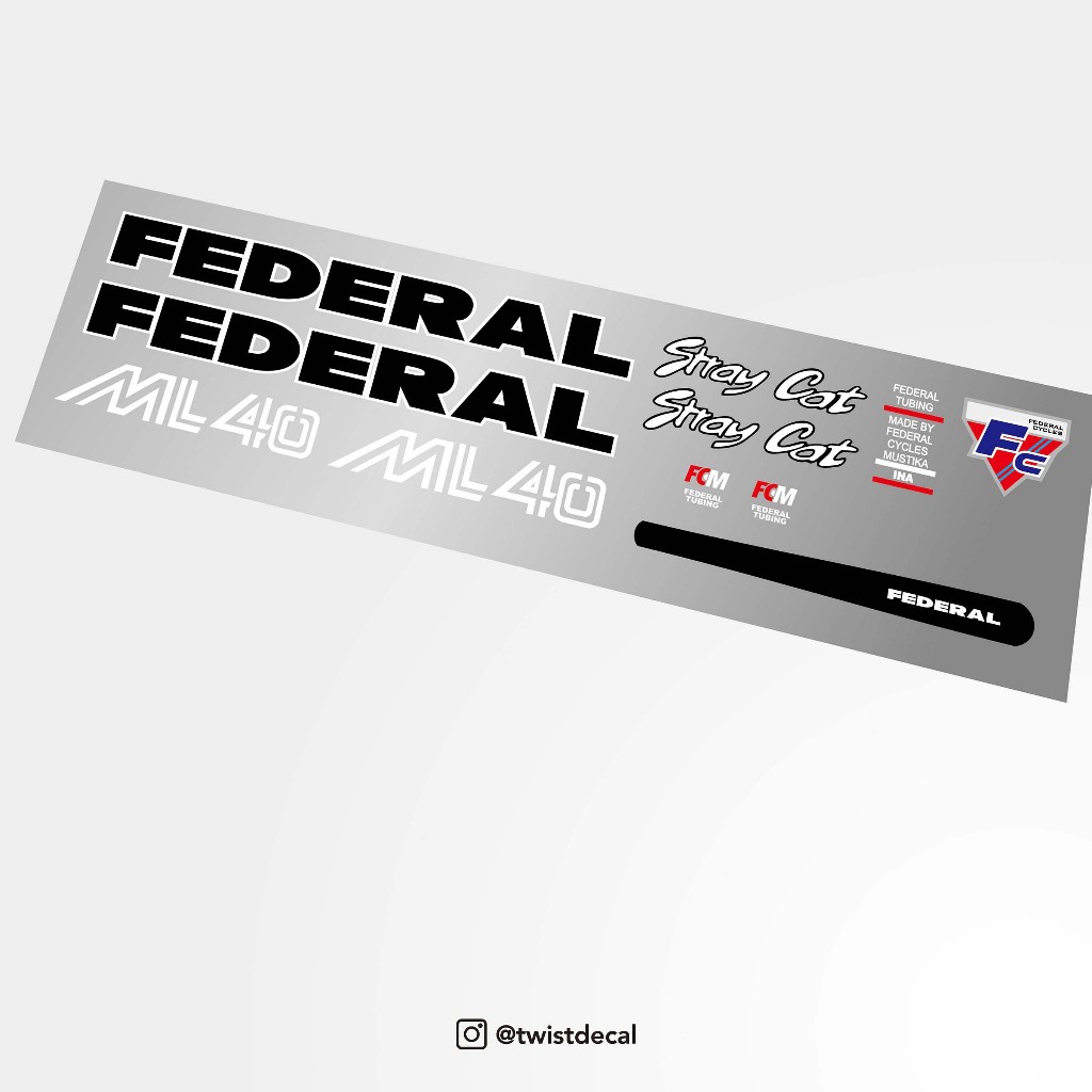 Jual DECAL FEDERAL STRAY CAT | Shopee Indonesia
