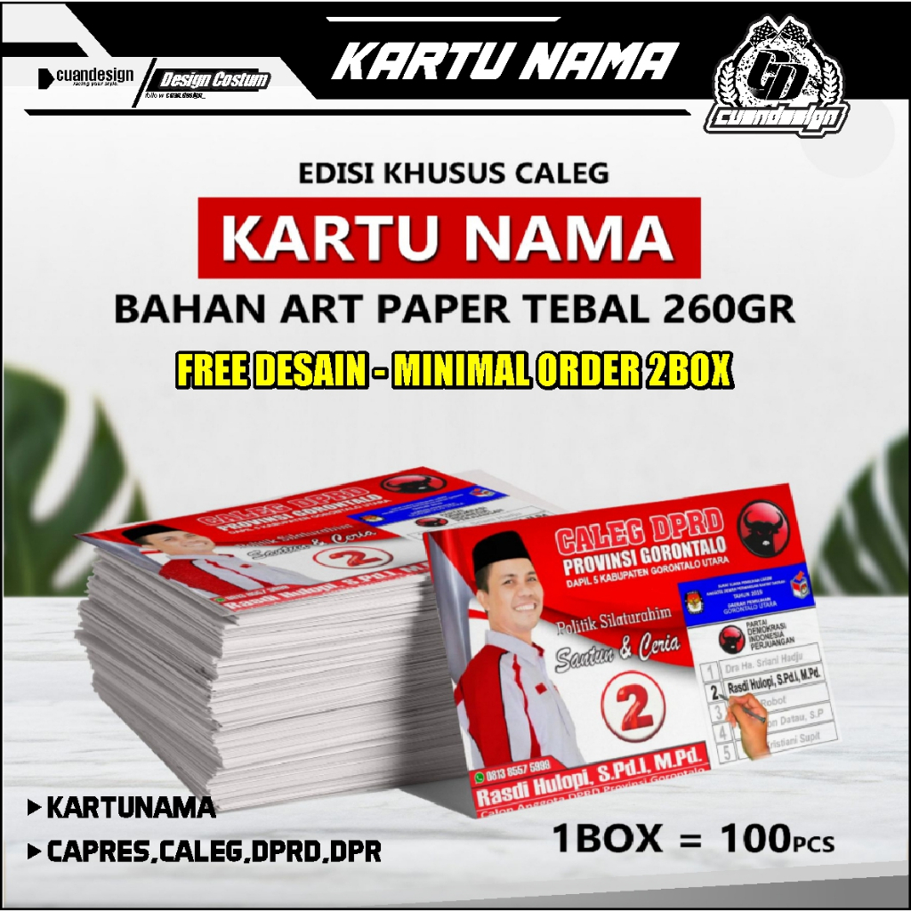 Jual KARTU NAMA CALEG PARTAI 2024 | Shopee Indonesia