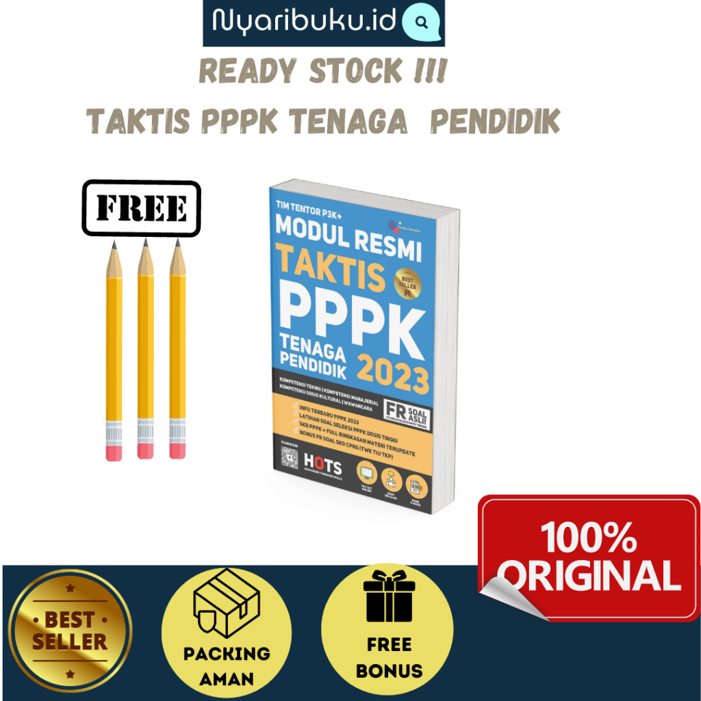 Jual BUKU PPPK 2023 / MODUL RESMI TAKTIS PPPK TENAGA PENDIDIK 2023 FR ...