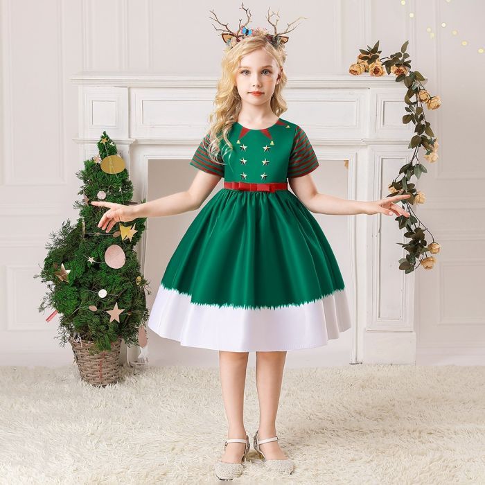 Jual Dress Natal Anak Import Gaun Pesta Christmas Anak WB 45 A Shopee Indonesia