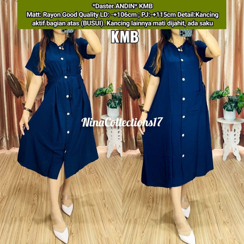 Jual Daster Andin KMB / Daster Andin Good Quality / Daster Andin Polos ...