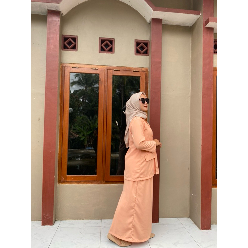 Jual Setelan rok Darma Wanita model kerah rever | Shopee Indonesia