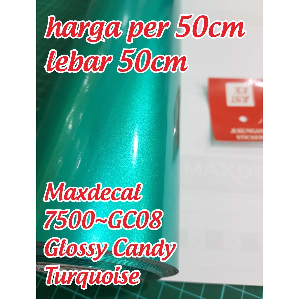 Jual Stiker Max decal Metalic Toska - Sticker Vinyl Maxdecal Glossy ...