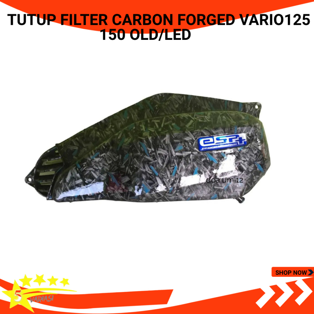 Jual Cover Box Filter Carbon Forged Karbon Vario Fi Vario Techno S D Sekarang