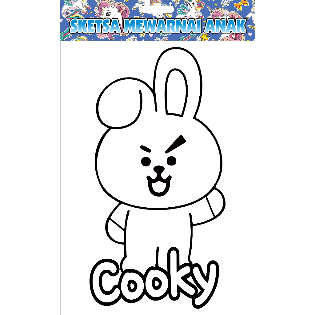 Jual Gambar Mewarnai Doraemon Hello Kity Mixue - Kertas Sketsa Animasi