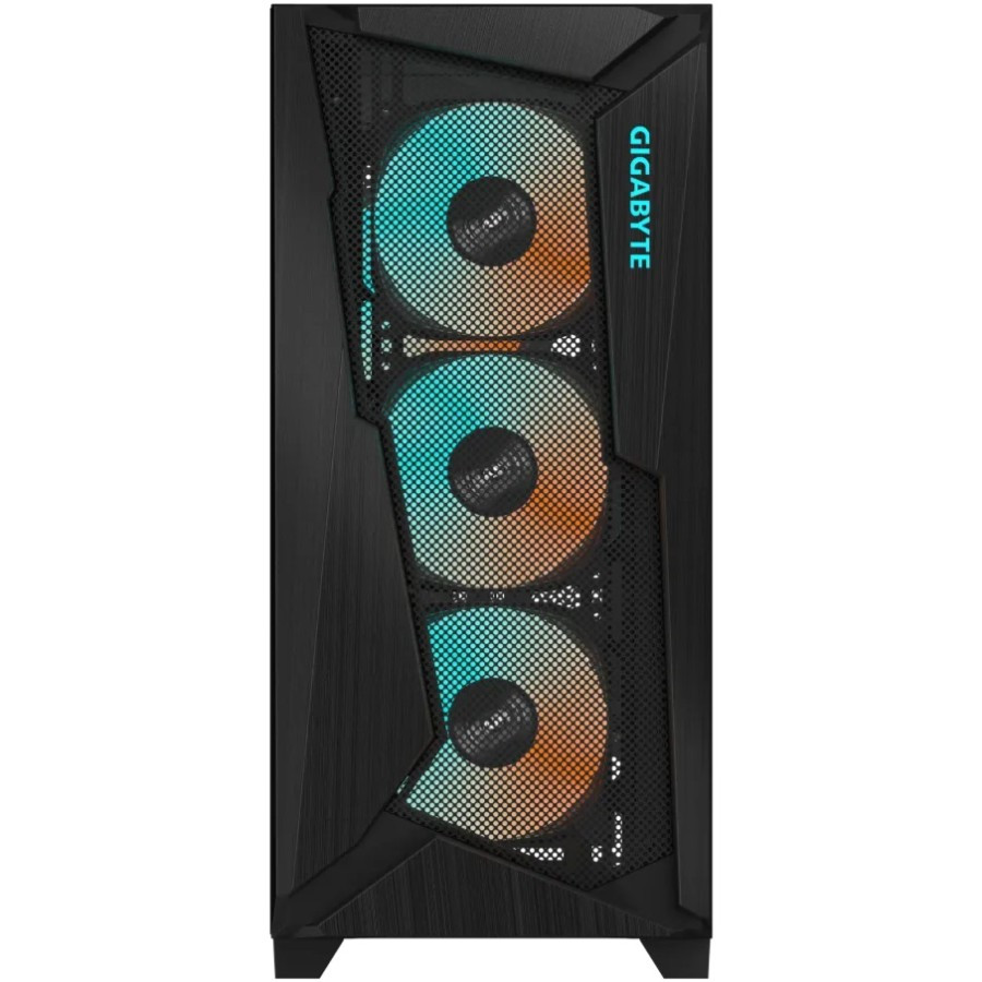 Jual GIGABYTE C301 GLASS BLACK MID TOWER PC CASE CASING GAMING CHASSIS ...