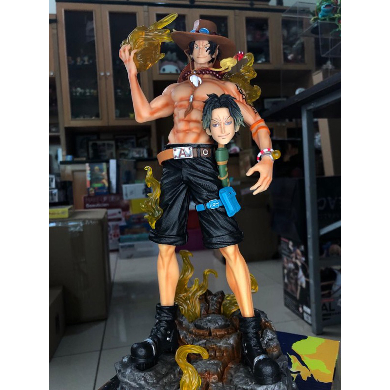 Jual Figure Ace 35CM One Piece portgas d ace PVC | Shopee Indonesia