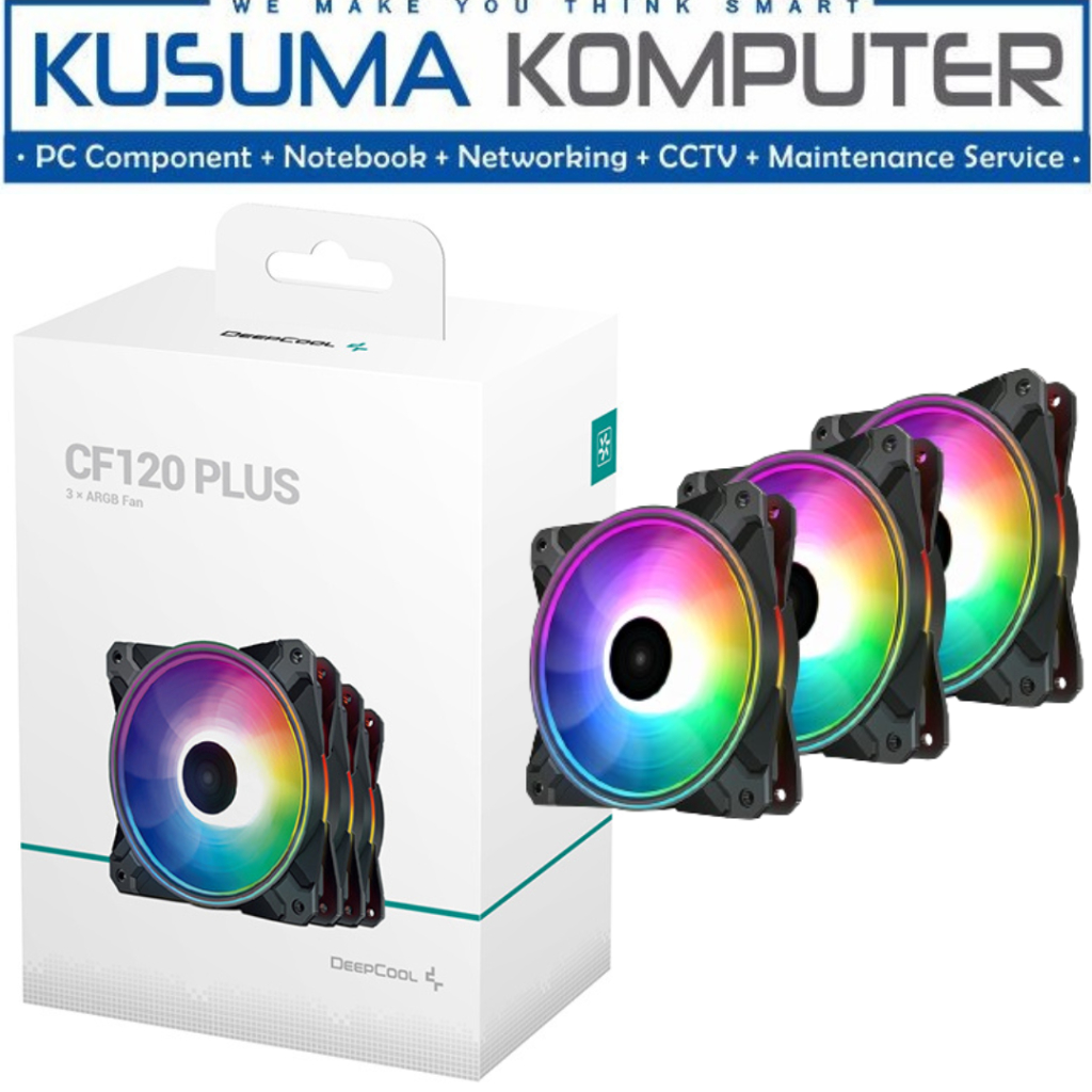 Jual Deepcool CF120 CF 120 PLUS 3in1 3 in 1 ARGB Fan Casing PC 12cm ...