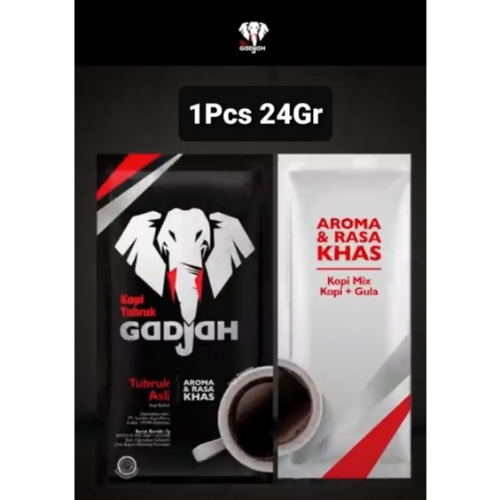 Jual kopi gajah sachet 12 renteng X 15 Sachet X 23gr Shopee Indonesia