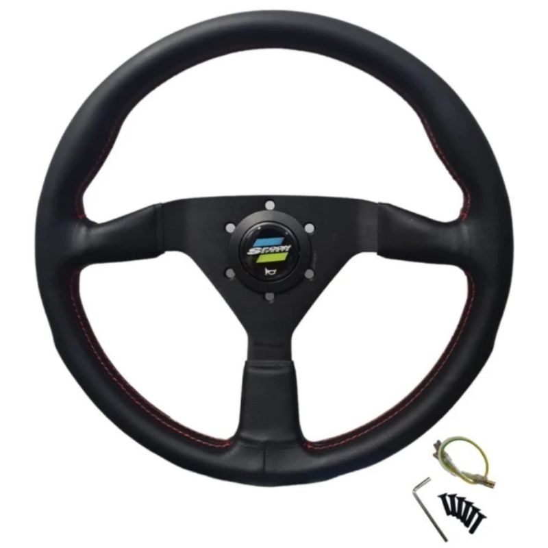 Jual Setir Racing Spoon 14 Inch Leather Kulit - Stir Racing Spoon 14 ...