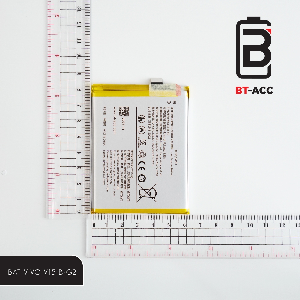 Jual BT ACC Battery Baterai Batre Vivo V15 Vivo B-G2 Original | Shopee ...